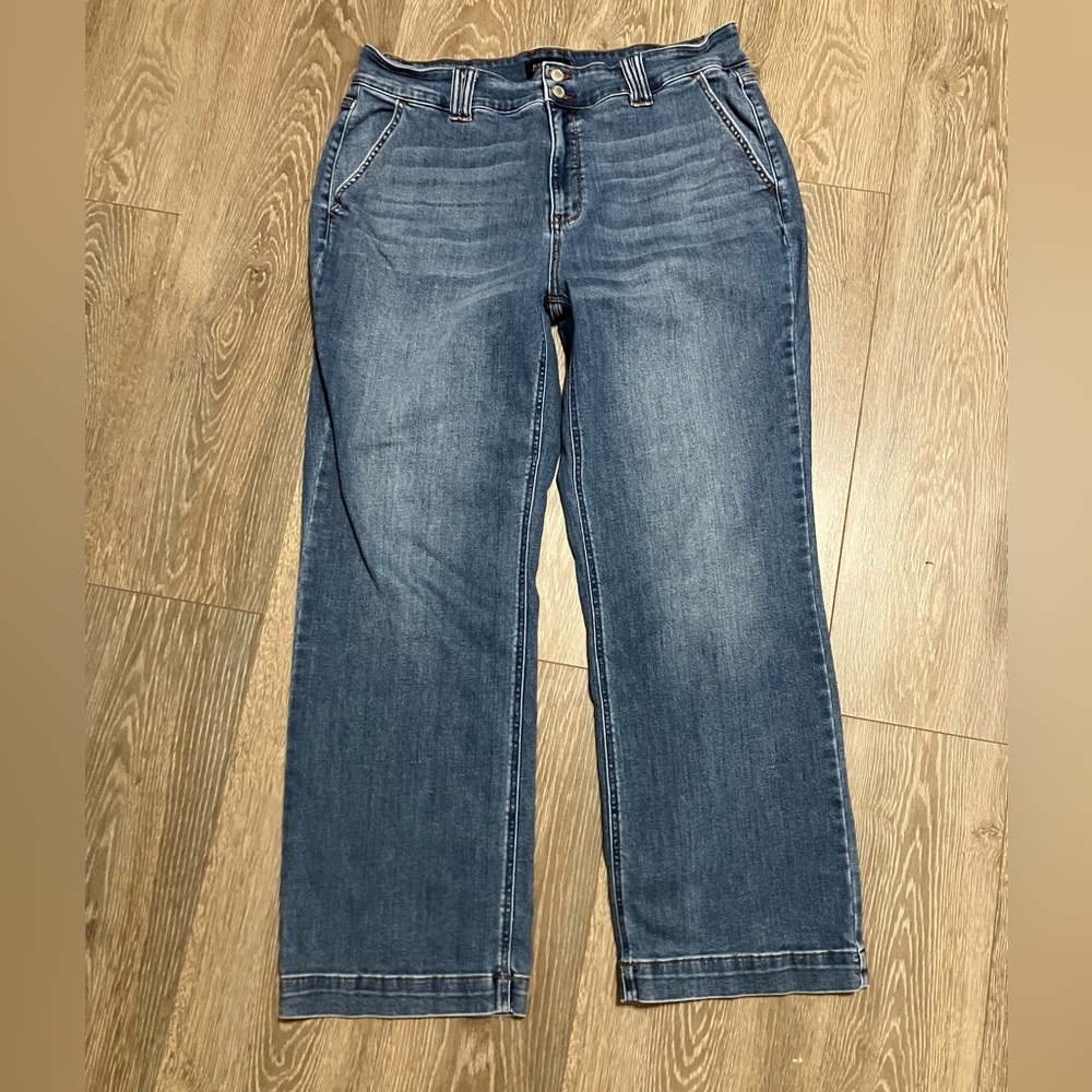 Judy Blue Wide Leg Denim Jeans - Picture 3 of 9